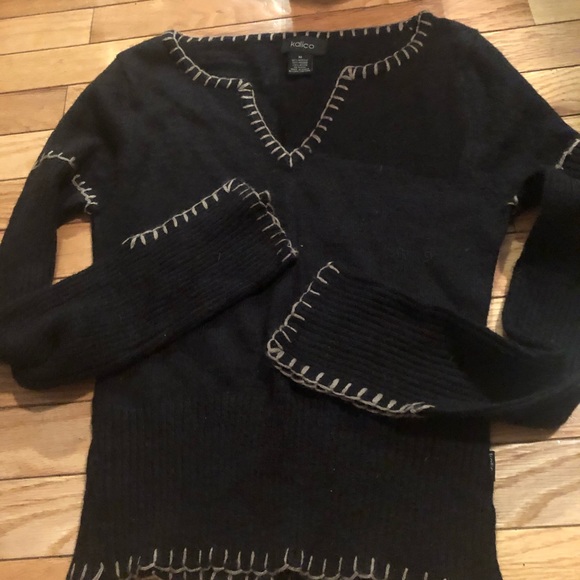 Kalico sweater size medium bell sleeves mohair - Picture 2 of 4